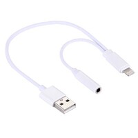 Кабель переходник адаптер с Lightning на AUX (Jack 3.5mm)