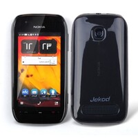 Силиконовый чехол накладка Jekod Black для Nokia 603