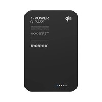 Внешний аккумулятор Momax 1-Power Q.Pass 10000mAh Qi2 Magnetic Wireless Battery Pack (IP136Q2D) черный