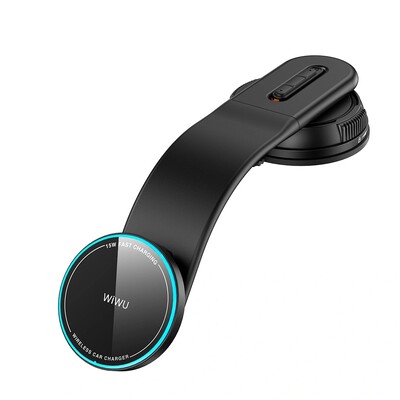 Автомобильный магнитный держатель с беспроводной зарядкой WiWU Universal Automatic Wireless Car Charger CH-327(4)