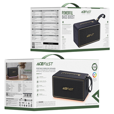 Портативная беспроводная колонка Acefast K3 Ultra portable wireless speaker 120W(9)
