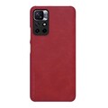 Кожаный чехол Nillkin Qin Leather Case Красный для Xiaomi Poco M4 Pro 5G(#2)