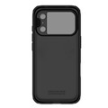 Чехол с защитой камеры и подставкой CamShield Prop Case (Transparent Black Camera Cover) черный для Apple iPhone 17 Pro Max(#6)