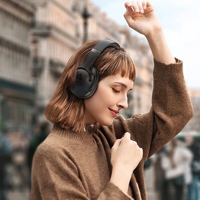 Беспроводные накладные наушники с активным шумоподавлением ACEFAST H4 ANC wireless headset(5)