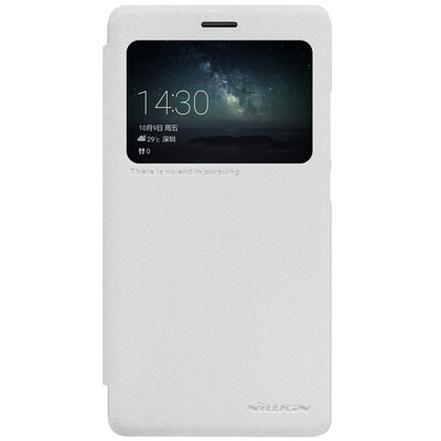 Полиуретановый чехол Nillkin Sparkle Leather Case White для Huawei Mate S(1)