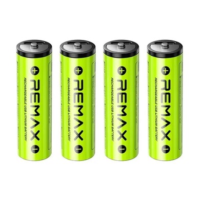 Аккумуляторные батарейки AA Remax AA02 Type-C Rechargeable 3071mWh (4шт)(1)