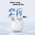 Bluetooth наушники UGREEN WS105-80652, HiTune T2 Low Latency True Wireless Earbuds, белые(#2)