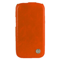 Кожаный чехол книга Rada case Orange для Samsung i9300 Galaxy S3