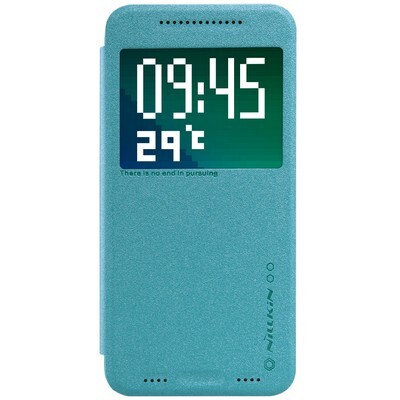 Полиуретановый чехол Nillkin Sparkle Leather Case Blue для HTC One M9+/One M9 Plus(1)