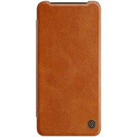 Кожаный чехол Nillkin Qin Leather Case Коричневый для OnePlus 7T