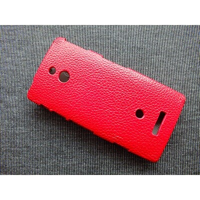 Кожаный чехол Melkco Leather Case Red LC для Sony Xperia P LT22i(2)
