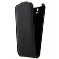Кожаный чехол Armor Case Black для Philips Xenium V377(#1)