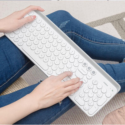 Беспроводная клавиатура Xiaomi MiiiW Keyboard Bluetooth Dual Mode (MWBK01), белая(3)