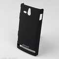 Пластиковый чехол накладка Jekod Cool Case Black для Sony Xperia Sola MT27i(#1)