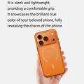 Пластиковый чехол KZDOO Iceguard Magsafe оранжевый для Apple iPhone 17 Pro(#7)