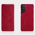 Кожаный чехол Nillkin Qin Leather Case Красный для Samsung Galaxy S21(#4)