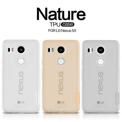 Силиконовый чехол Nillkin Nature TPU Case Brown для LG Nexus 5X(4)