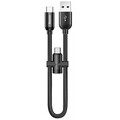 Кабель Baseus U-shaped portable USB-C/Micro USB 0.23 м, (CAMUTC-01) черный(#1)