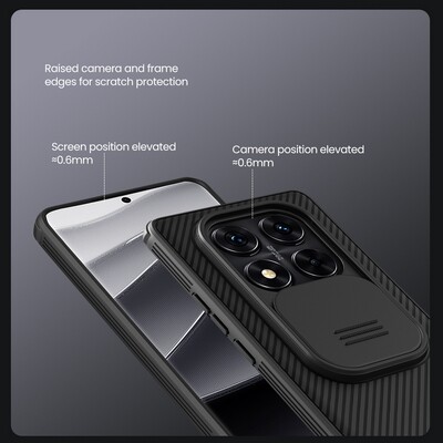 Чехол-накладка Nillkin CamShield Pro Синяя для Xiaomi Poco X7(6)