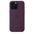 Силиконовый чехол с Magsafe сливовый для Apple iPhone 16 Pro(#3)