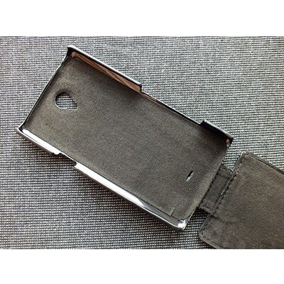 Кожаный чехол Up Case Black для Sony Xperia T LT30i(4)