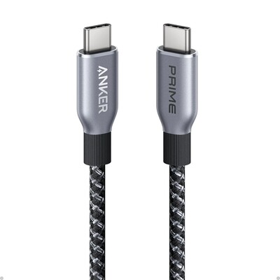 Кабель Anker A88E2 USB Type-C - USB Type-C 240W 1.8м, черный(2)