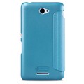 Полиуретановый чехол Nillkin Sparkle Leather Case Blue для Sony Xperia E4(#2)
