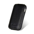 Кожаный чехол книга Melkco Leather Case Black LC для Samsung S6500 Galaxy Mini 2(#2)