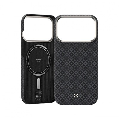BENKS ArmorAir ArmorGrid Phone case Built with Kevlar черный для Apple iPhone 17 Pro Max(2)