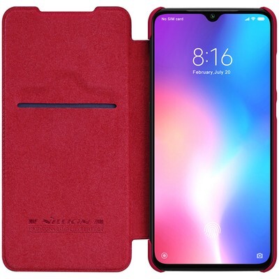 Кожаный чехол Nillkin Qin Leather Case Коричневый для Xiaomi Mi9(3)
