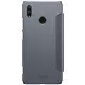 Полиуретановый чехол книга Nillkin Sparkle Leather Case Черный для Huawei Honor Note 10(#2)