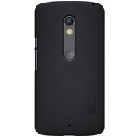 Пластиковый чехол с пленкой Nillkin Super Frosted Shield Black для Motorola Moto X Play