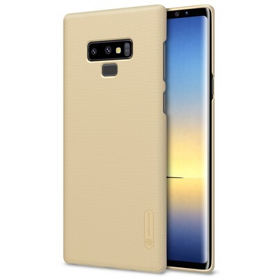 Пластиковый чехол с пленкой Nillkin Super Frosted Shield Золотой для Samsung N960F Galaxy Note 9(3)