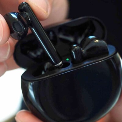 Беспроводные наушники Huawei Freebuds 3 CM-Shark, черные(5)