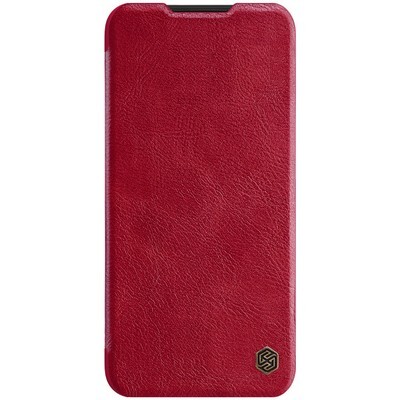 Кожаный чехол Nillkin Qin Leather Case Красный для Xiaomi Redmi Note 8/ Redmi Note 8 2021(1)