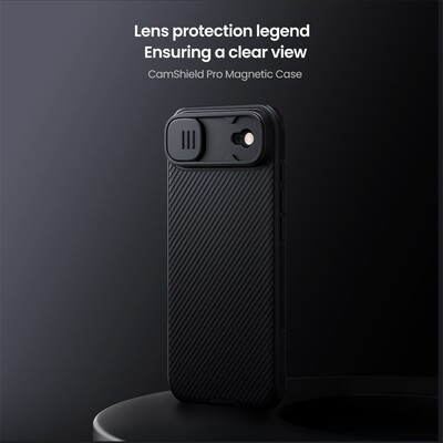 Чехол с защитой камеры Nillkin CamShield Pro Magnetic черный для Apple iPhone Air(6)