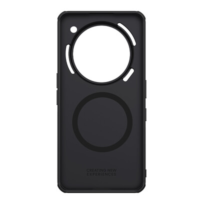 Пластиковый чехол с пластиной Magsafe Nillkin Super Frosted Shield Pro Magnetic Case Черный для Nothing Phone 3a Pro(3)