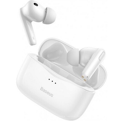 Беспроводные наушники Baseus SIMU ANC True Wireless Earphones S2 (NGS2-02) белые(2)