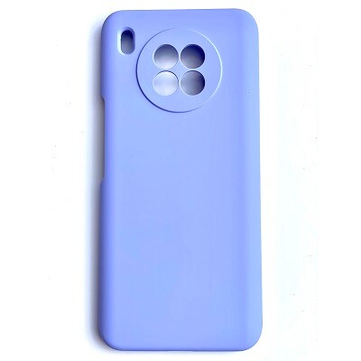 Силиконовый чехол Silicone Case с логотипом лавандовый для Honor Honor 50 Lite / Nova 8i(1)