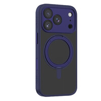 Чехол с подставкой и кольцом Momax CaseFORM Roller Magnetic Case синий для Apple iPhone 17 Pro Max