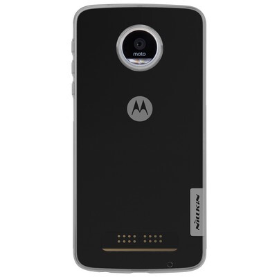 Силиконовый чехол Nillkin Nature TPU Case Grey для Motorola Moto Z Play(1)