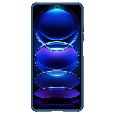 Чехол-накладка с защитой камеры Nillkin CamShield Pro синий для Xiaomi Redmi Note 12 Pro Plus 5G(6)