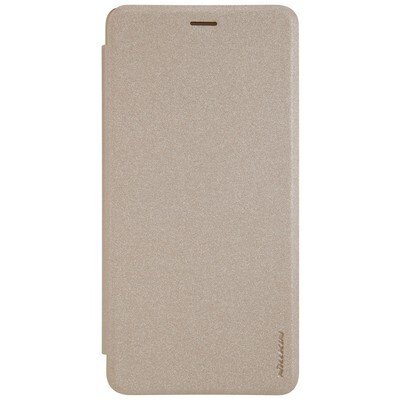 Полиуретановый чехол книга Nillkin Sparkle Leather Case Gold для Asus ZenFone 3 Ultra ZU680KL(1)
