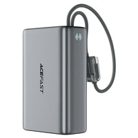 Внешний аккумулятор с экраном и встроенным кабелем Acefast M49 22.5W with two cables T205ALF 20000mAh