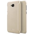 Полиуретановый чехол книга Nillkin Sparkle Leather Case Gold для Asus ZenFone 4 Sellfie ZD553Kl(#4)