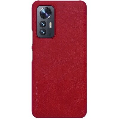 Кожаный чехол Nillkin Qin Leather Case Красный для Xiaomi 12 Lite(2)