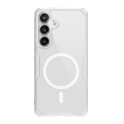 Силиконовый чехол Nillkin Nature TPU Pro Magnetic Case Прозрачный для Samsung Galaxy S24(1)