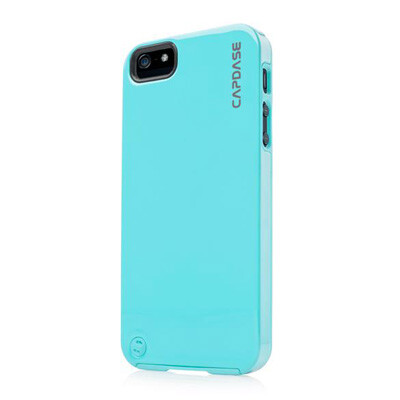 Силиконовый чехол Capdase Polimor Jacket Blue для Apple iPhone 5/5s/SE(1)