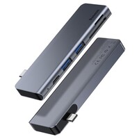 USB-концентратор Baseus Type-C to USB3.0x2/SD/TF/Type-C PD для MacBook Pro
