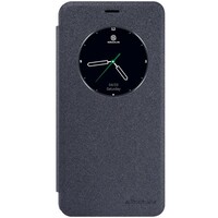 Полиуретановый чехол книга Nillkin Sparkle Leather Case Black для Meizu MX6